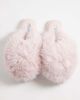 SEQWL SEQWL Smarties fluffy pom pom slippers in light pink - 2