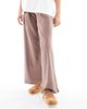 SEQWL SEQWL Soda fur lined mules in chesnut-Neutral - 4