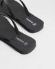 SEQWL SEQWL square toe sim flip flops in black - 3