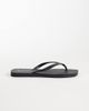 SEQWL SEQWL square toe sim flip flops in black - 4