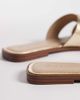 SEQWL SEQWL Storke flat sandals in gold - 4