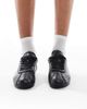SEQWL SEQWL Toffee ribbon detail lace-up sneakers in black - 3
