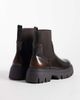 SEQWL SEQWL Twirl chunky chelsea boots in brown-White - 2