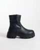SEQWL SEQWL Twirl chunky sock boots in black - 1