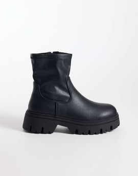 SEQWL SEQWL Twirl chunky sock boots in black