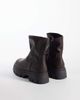 SEQWL SEQWL Twirl chunky sock boots in brown-White - 3