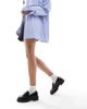 SEQWL Wide Fit SEQWL Wide Fit Alfa chunky loafers in black - 2
