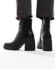 SEQWL Wide Fit SEQWL Wide Fit Audi chunky ankle boots in black - 3