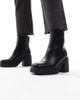 SEQWL Wide Fit SEQWL Wide Fit Audi chunky ankle boots in black - 4