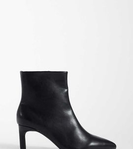 SEQWL Wide Fit SEQWL Wide Fit Benz faux suede kitten heel ankle boots in black
