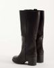 SEQWL Wide Fit SEQWL Wide Fit Byron pull on knee boots in brown - 4