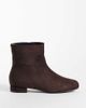 SEQWL Wide Fit SEQWL Wide Fit Elma faux suede ankle boots in brown - 1