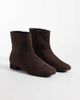 SEQWL Wide Fit SEQWL Wide Fit Elma faux suede ankle boots in brown - 2