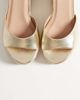 SEQWL Wide Fit SEQWL Wide Fit espadrille wedge sandals in gold - 2