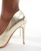 SEQWL Wide Fit SEQWL Wide Fit Hamilton pumps in gold patent - 2