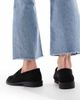 SEQWL Wide Fit SEQWL Wide Fit Hershe ruched loafers in suedette black - 3