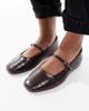 SEQWL Wide Fit SEQWL Wide Fit Iris ballet flats in croc brown - 4
