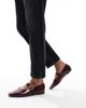 SEQWL Wide Fit SEQWL Wide Fit Iris high vamp ballet flats in burgundy-Red - 4