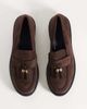 SEQWL Wide Fit SEQWL Wide Fit Jeep faux suede chunky tassel loafers in chocolate brown - 2