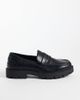 SEQWL Wide Fit SEQWL Wide Fit Kinder chunky loafers in black - 1