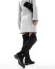 SEQWL Wide Fit SEQWL Wide Fit Latte buckle detail over-the-knee boots in black - 3