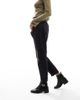 SEQWL Wide Fit SEQWL Wide Fit Latte buckle detail refined Chelsea boots in black - 3