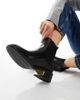 SEQWL Wide Fit SEQWL Wide Fit Latte refined chelsea boots in black - 2
