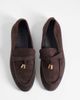 SEQWL Wide Fit SEQWL Wide Fit Panther tassel trim loafers in faux suede chocolate-Brown - 2