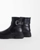 SEQWL Wide Fit SEQWL Wide Fit Perth chunky buckle detail boots in black - 4