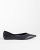 SEQWL Wide Fit SEQWL Wide Fit Scar pointed ballet flats in black - 1