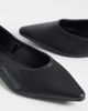 SEQWL Wide Fit SEQWL Wide Fit Scar pointed ballet flats in black - 3