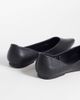 SEQWL Wide Fit SEQWL Wide Fit Scar pointed ballet flats in black - 4