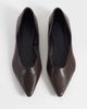 SEQWL Wide Fit SEQWL Wide Fit Scar pointed ballet flats in chocolate brown - 2