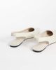 SEQWL Wide Fit SEQWL Wide Fit Scar sling back pointed ballet flats in cream-Neutral - 3