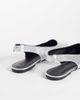 SEQWL Wide Fit SEQWL Wide Fit Scar sling back pointed ballet flats in silver - 4
