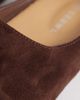 SEQWL Wide Fit SEQWL Wide Fit Simba faux suede clogs in chocolate brown - 3