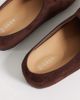 SEQWL Wide Fit SEQWL Wide Fit Simba faux suede clogs in chocolate brown - 4