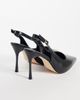 SEQWL Wide Fit SEQWL Wide Fit slingback pointed toe stiletto heeled pumps in black faux leather - 3