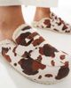 SEQWL Wide Fit SEQWL Wide Fit Soda fur lined mules in cow-Brown - 3