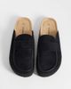 SEQWL Wide Fit SEQWL Wide Fit Soda slip on loafer style mules in black - 2
