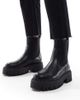 SEQWL Wide Fit SEQWL Wide Fit Stella chunky Chelsea boots in black - 1