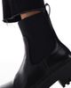 SEQWL Wide Fit SEQWL Wide Fit Stella chunky Chelsea boots in black - 3