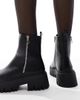 SEQWL Wide Fit SEQWL Wide Fit Stella zip detail chunky boots in black - 3
