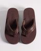 SEQWL Wide Fit SEQWL Wide Fit Thong flatform wedge in chocolate-Brown - 2