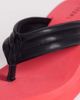 SEQWL Wide Fit SEQWL Wide Fit Thong flatform wedge in red/black - 3