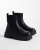 SEQWL Wide Fit SEQWL Wide Fit Twirl chunky chelsea boots in black - 4