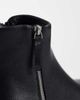 SEQWL Wide Fit SEQWL Wide Fit Twirl chunky zip detail boots in black - 3
