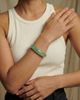 seree seree Agave Classic Jade-Green Gemstone Bangle - 2
