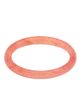 seree seree Blush Skinny Pink Round Gemstone Bangle - 1