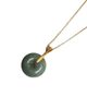 seree seree Button Jade pendant necklace - 3